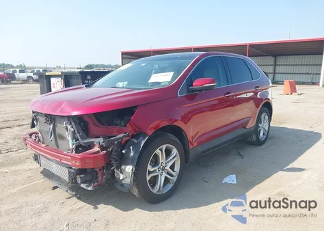 2017 Ford Edge Titanium from USA, damaged, VIN 2FMPK3K95HBB57678